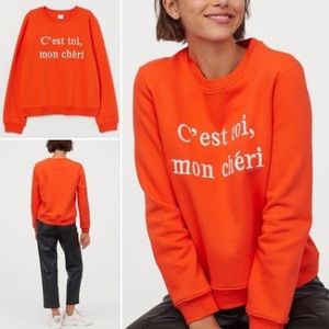 C'est Toi, Mon Chéri Sweater H&M Orange
